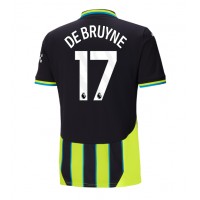 Maglia Calcio Manchester City Kevin De Bruyne #17 Seconda Divisa 2024-25 Manica Corta